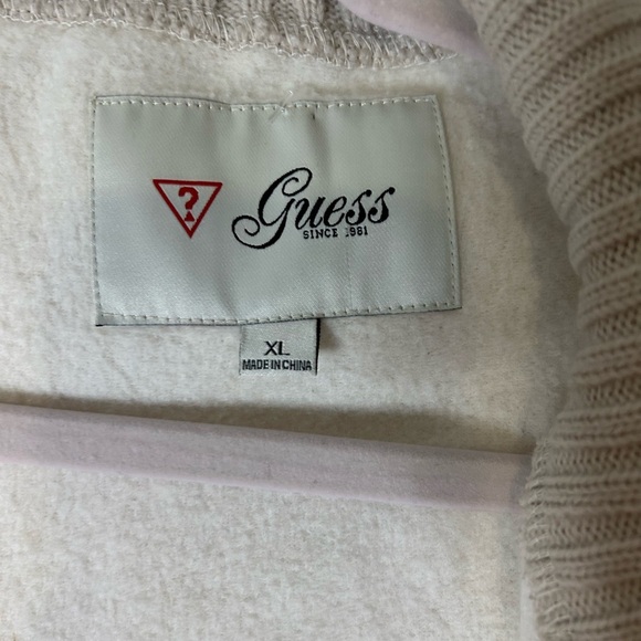 Guess Ivory Button-Up Women's Cardigan — size XL - Picture 2 of 6
